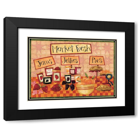 Legacy Market  Fresh Black Modern Wood Framed Art Print with Double Matting by DiPaolo, Dan
