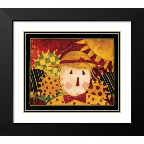 Scarecrow Black Modern Wood Framed Art Print with Double Matting by DiPaolo, Dan