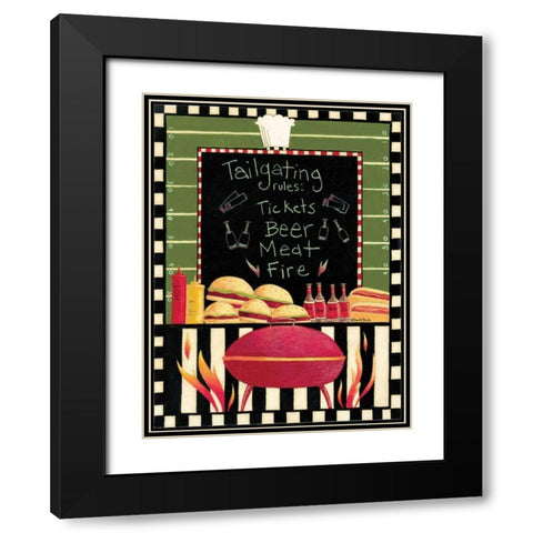 Tailgating Black Modern Wood Framed Art Print with Double Matting by DiPaolo, Dan