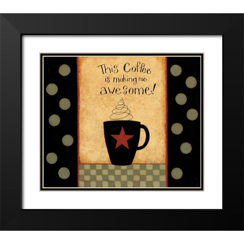 Awesome Black Modern Wood Framed Art Print with Double Matting by DiPaolo, Dan