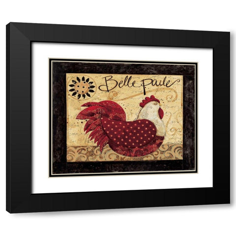 BellePoulet Black Modern Wood Framed Art Print with Double Matting by DiPaolo, Dan