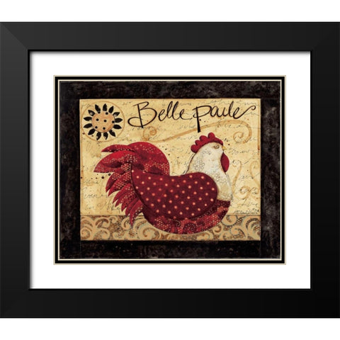 BellePoulet Black Modern Wood Framed Art Print with Double Matting by DiPaolo, Dan