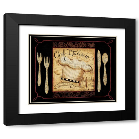 Italiano Black Modern Wood Framed Art Print with Double Matting by DiPaolo, Dan