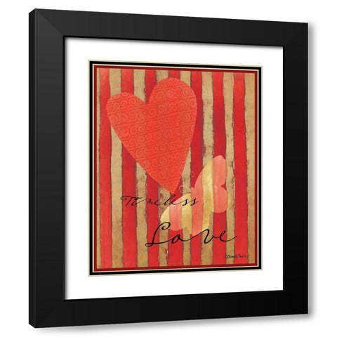Timeless Love 2 Black Modern Wood Framed Art Print with Double Matting by DiPaolo, Dan