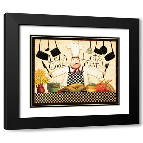 Get Cooking Black Modern Wood Framed Art Print with Double Matting by DiPaolo, Dan