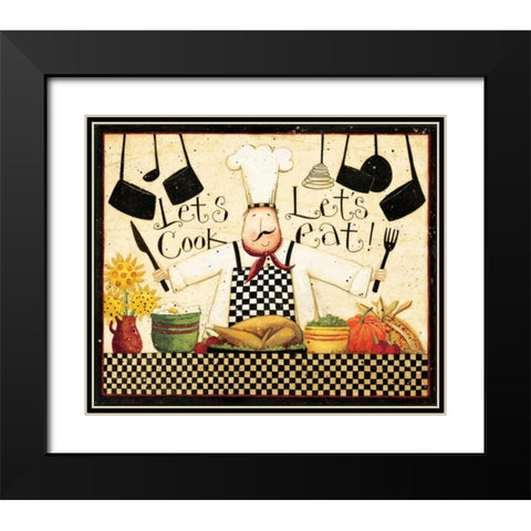 Get Cooking Black Modern Wood Framed Art Print with Double Matting by DiPaolo, Dan