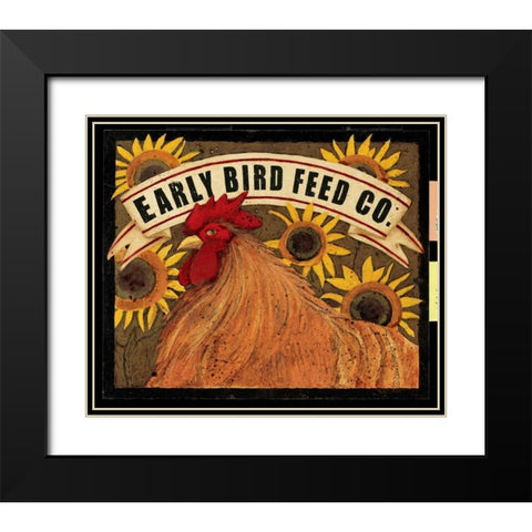 Early Bird Feed Co. Black Modern Wood Framed Art Print with Double Matting by DiPaolo, Dan