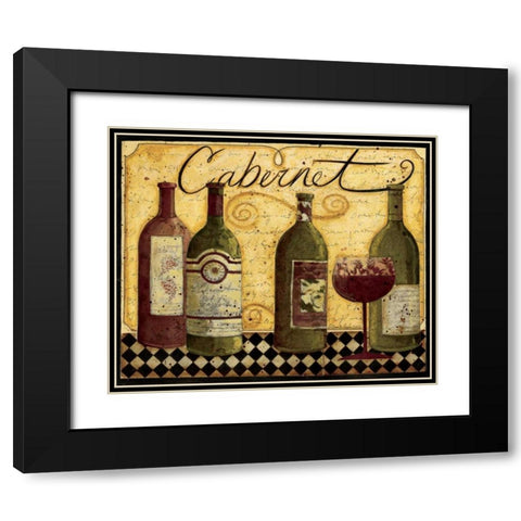 Cabernet Black Modern Wood Framed Art Print with Double Matting by DiPaolo, Dan