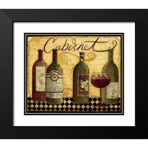 Cabernet Black Modern Wood Framed Art Print with Double Matting by DiPaolo, Dan