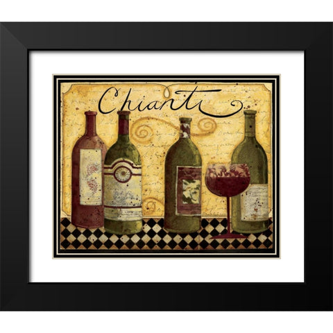 Chianti Black Modern Wood Framed Art Print with Double Matting by DiPaolo, Dan