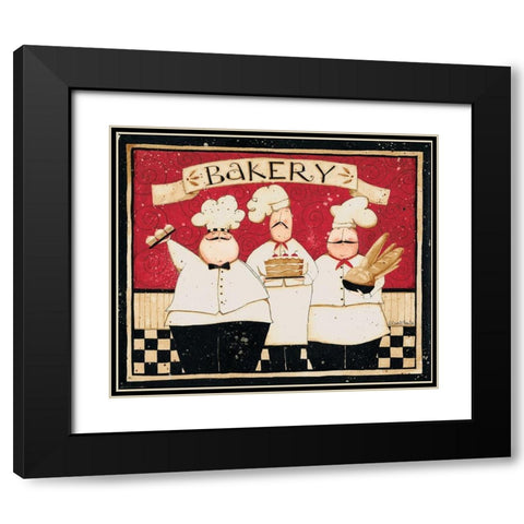 Bakery Black Modern Wood Framed Art Print with Double Matting by DiPaolo, Dan