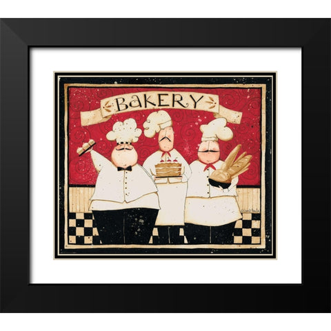 Bakery Black Modern Wood Framed Art Print with Double Matting by DiPaolo, Dan