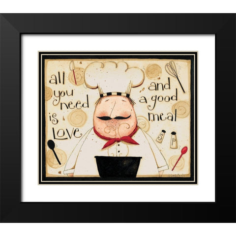 All You Need Black Modern Wood Framed Art Print with Double Matting by DiPaolo, Dan
