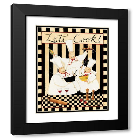 Many Chef Black Modern Wood Framed Art Print with Double Matting by DiPaolo, Dan