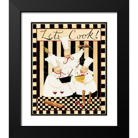 Many Chef Black Modern Wood Framed Art Print with Double Matting by DiPaolo, Dan