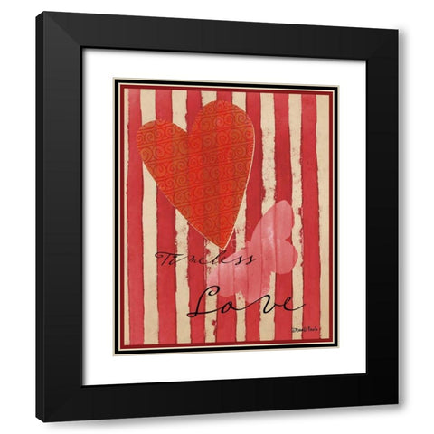 Timeless Love 2 Black Modern Wood Framed Art Print with Double Matting by DiPaolo, Dan