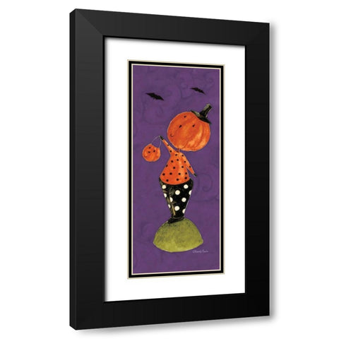 Purple Boy Black Modern Wood Framed Art Print with Double Matting by DiPaolo, Dan