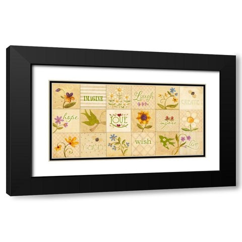 Spring Time Black Modern Wood Framed Art Print with Double Matting by DiPaolo, Dan