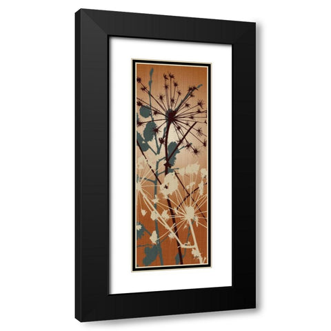 Grasses 3 Warm Black Modern Wood Framed Art Print with Double Matting by Stimson, Diane