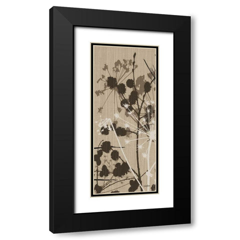 Grasses 2 Tan Black Modern Wood Framed Art Print with Double Matting by Stimson, Diane