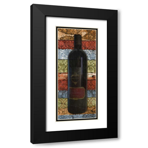 Vin Silo 2 Black Modern Wood Framed Art Print with Double Matting by Stimson, Diane