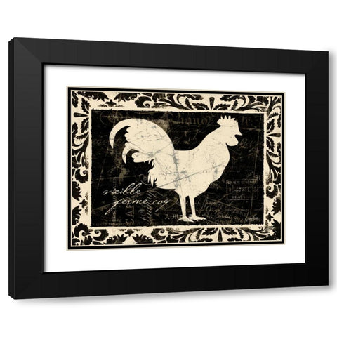 Vielle Ferme Black Modern Wood Framed Art Print with Double Matting by Stimson, Diane