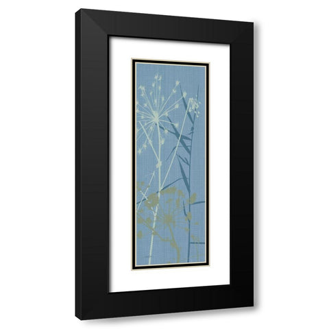 Grasses 1 Black Modern Wood Framed Art Print with Double Matting by Stimson, Diane