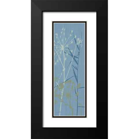 Grasses 1 Black Modern Wood Framed Art Print with Double Matting by Stimson, Diane