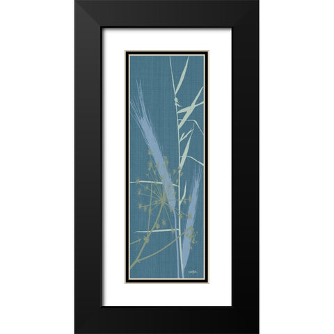 Grasses 2 Black Modern Wood Framed Art Print with Double Matting by Stimson, Diane