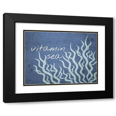 Vitamin Sea Black Modern Wood Framed Art Print with Double Matting by Stimson, Diane