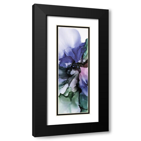 Vibrant Floral 2 Black Modern Wood Framed Art Print with Double Matting by Debs, Emma Catherine