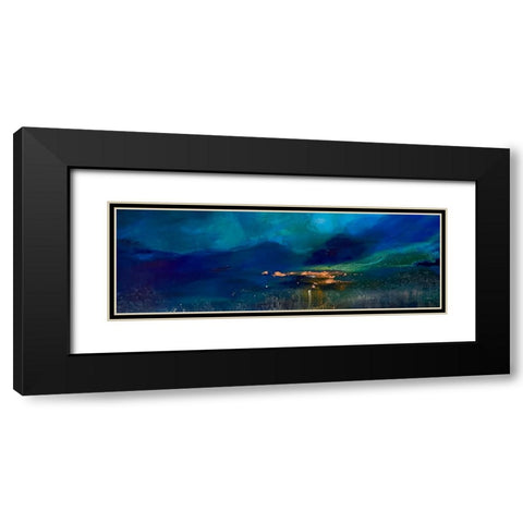 Deep Dive Seascape Black Modern Wood Framed Art Print with Double Matting by Debs, Emma Catherine