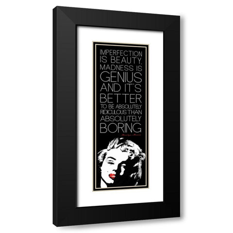 Monroe B2 Black Modern Wood Framed Art Print with Double Matting by Rodriquez Jr, Enrique