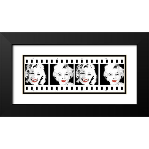 Monroe Strip 2 Black Modern Wood Framed Art Print with Double Matting by Rodriquez Jr, Enrique