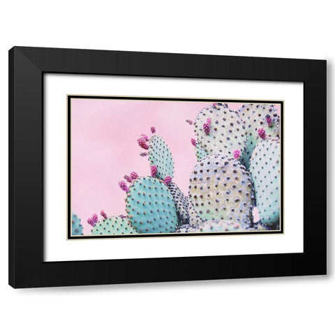 Pink Crush VI Black Modern Wood Framed Art Print with Double Matting by Urquhart, Elizabeth