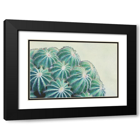Green Crush II Black Modern Wood Framed Art Print with Double Matting by Urquhart, Elizabeth