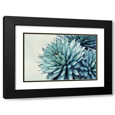 Green Crush IX Black Modern Wood Framed Art Print with Double Matting by Urquhart, Elizabeth