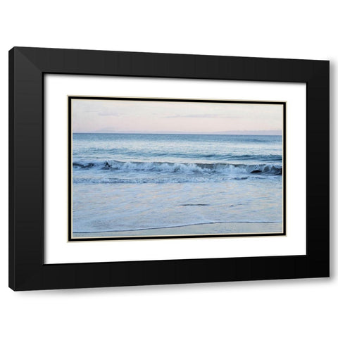 Coastal Evening II Black Modern Wood Framed Art Print with Double Matting by Urquhart, Elizabeth
