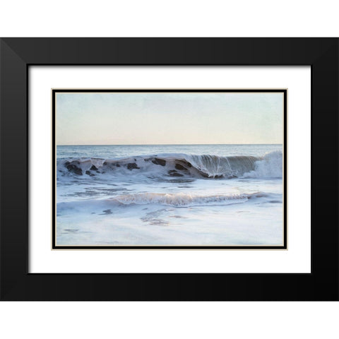 Coastal Evening III Black Modern Wood Framed Art Print with Double Matting by Urquhart, Elizabeth