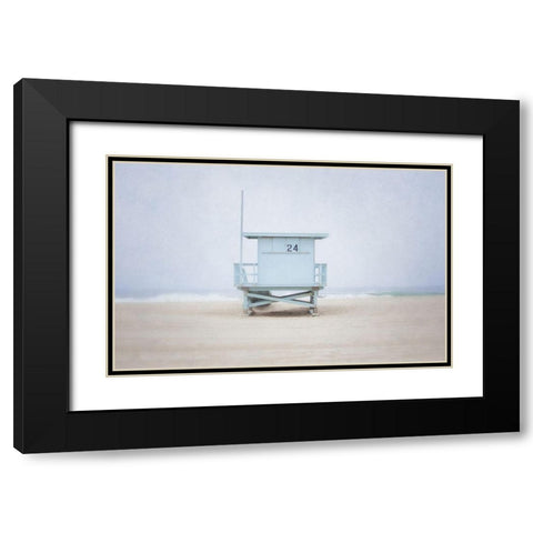 Misty Morning II Black Modern Wood Framed Art Print with Double Matting by Urquhart, Elizabeth