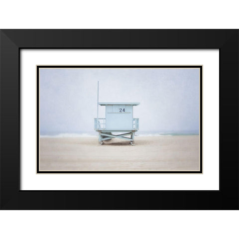 Misty Morning II Black Modern Wood Framed Art Print with Double Matting by Urquhart, Elizabeth