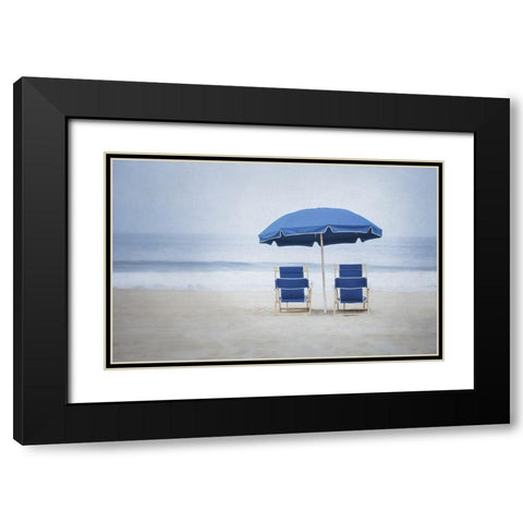 Misty Morning V Black Modern Wood Framed Art Print with Double Matting by Urquhart, Elizabeth
