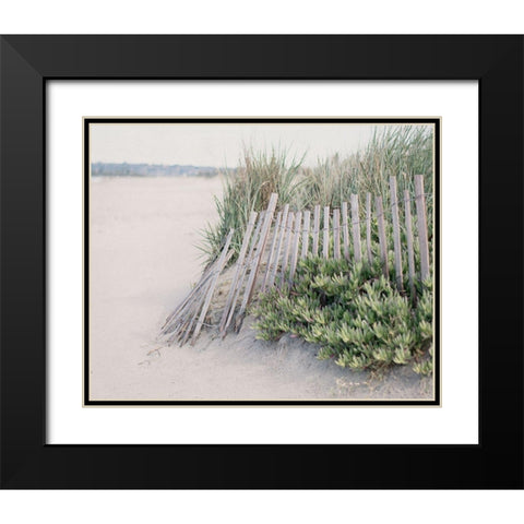 Steps To The Beach I Black Modern Wood Framed Art Print with Double Matting by Urquhart, Elizabeth