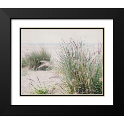 Steps To The Beach III Black Modern Wood Framed Art Print with Double Matting by Urquhart, Elizabeth