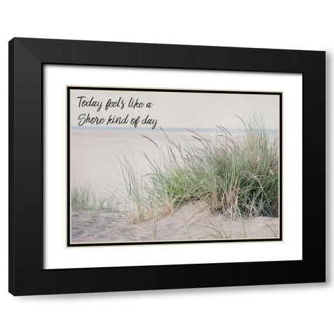 Shore Feelings 2 Black Modern Wood Framed Art Print with Double Matting by Urquhart, Elizabeth