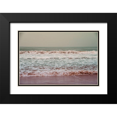 Endless Summer 1 Black Modern Wood Framed Art Print with Double Matting by Urquhart, Elizabeth