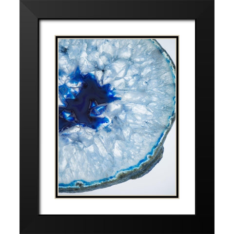 Geode Close Up 4 Black Modern Wood Framed Art Print with Double Matting by Urquhart, Elizabeth