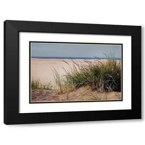 To The Beach II Black Modern Wood Framed Art Print with Double Matting by Urquhart, Elizabeth