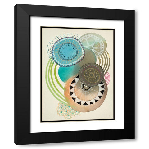 Irresistible 1 Black Modern Wood Framed Art Print with Double Matting by Evans-Sills, Faith