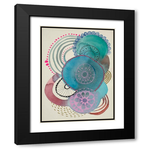 Irresistible 2 Black Modern Wood Framed Art Print with Double Matting by Evans-Sills, Faith